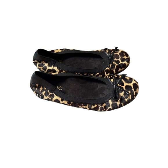 Vionic Leopard Print Ballet Flat, Size 6, Round Toe Office Business Casual - Picture 3 of 5